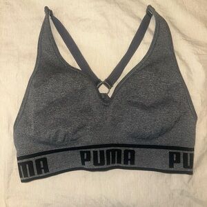PUMA Women's Charcoal Sports Bra